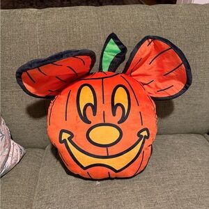 Disney Cruise Line Halloween On The High Seas Mickey Pillow W Zipper Compartment